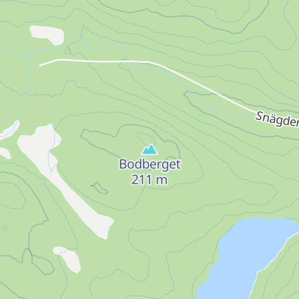 Map of Bodberget