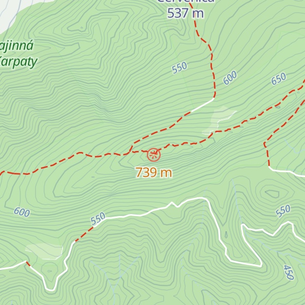 Map of Vápenná