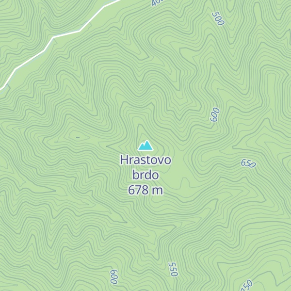 Map of Hrastovo brdo