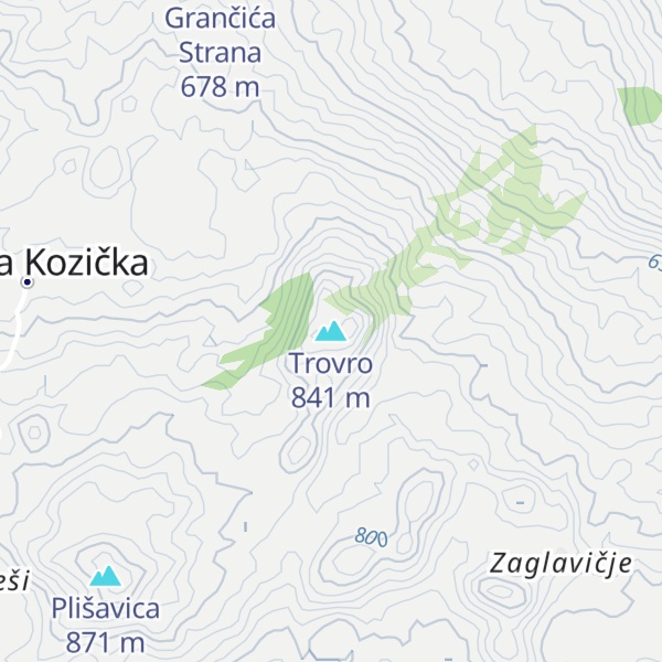 Map of Trovro