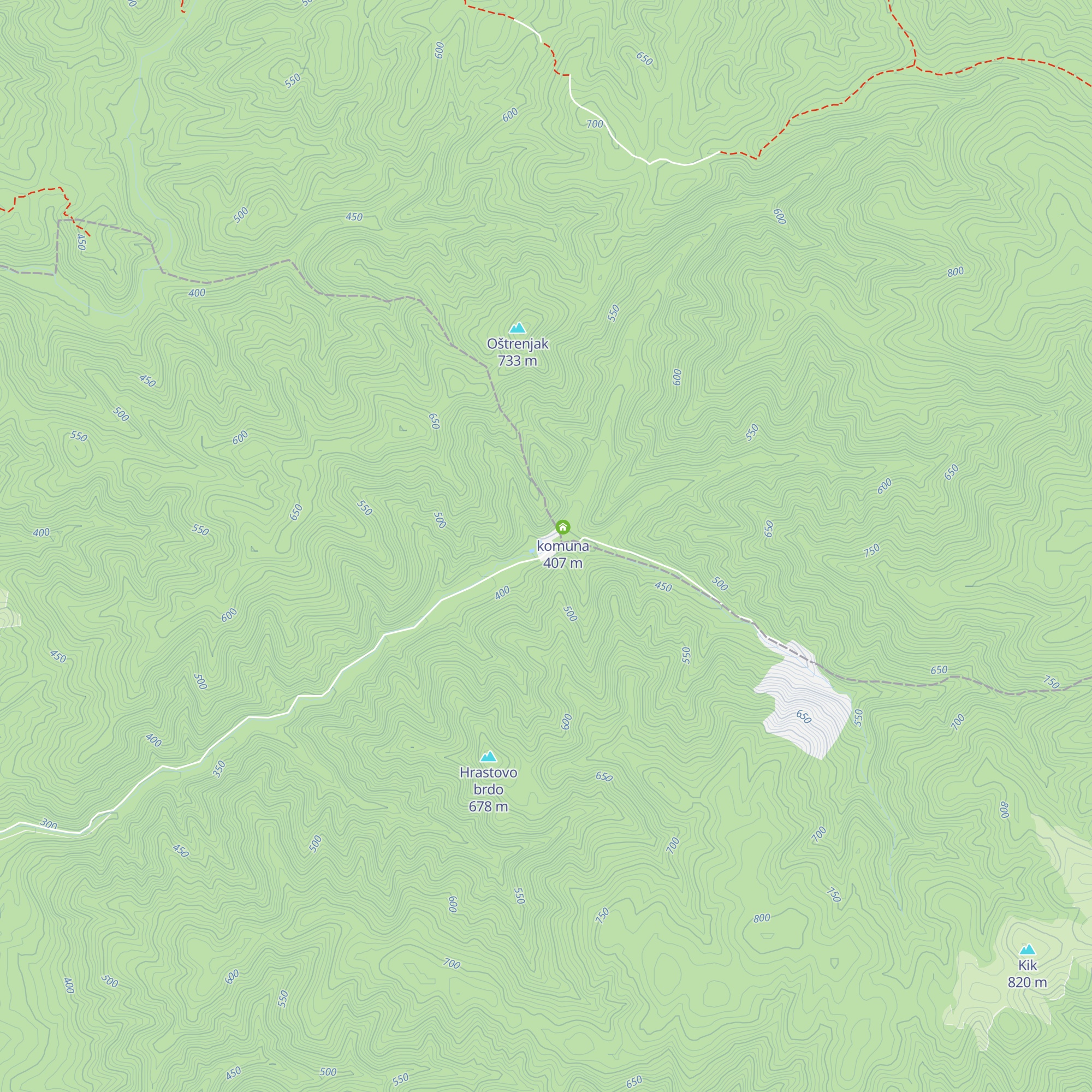 Ivanovac map