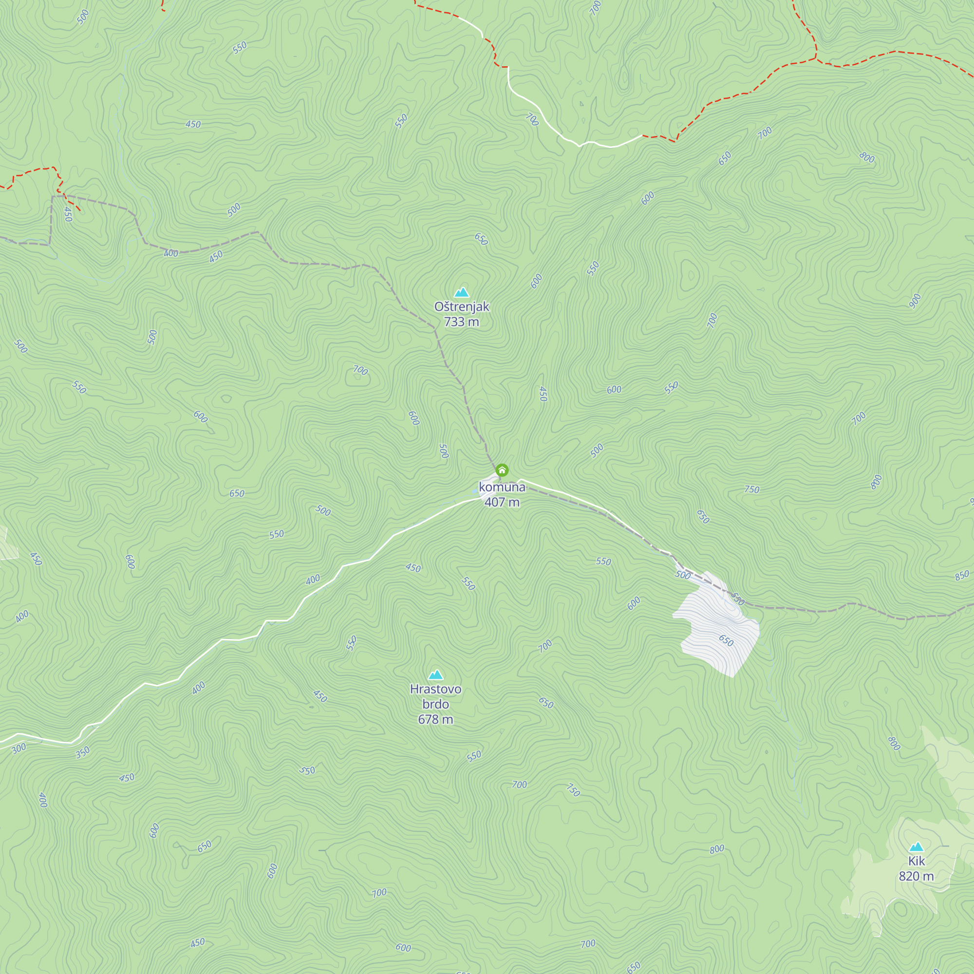 Ivanovac map