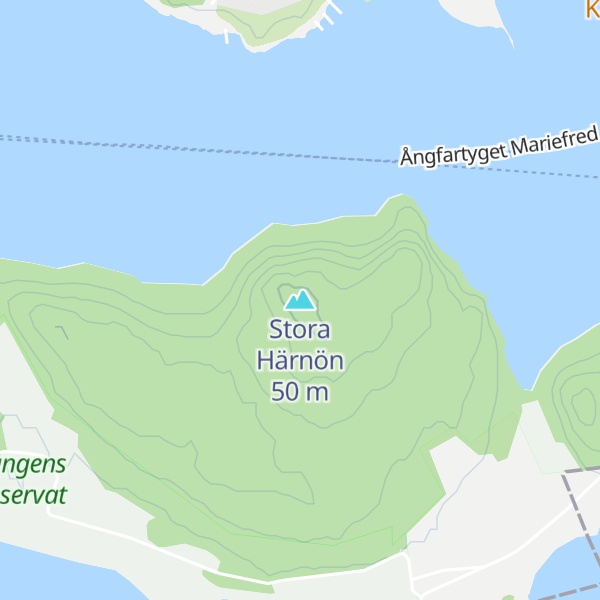 Map of Stora Härnön