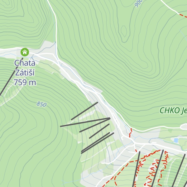 Map of Chata v Karlově