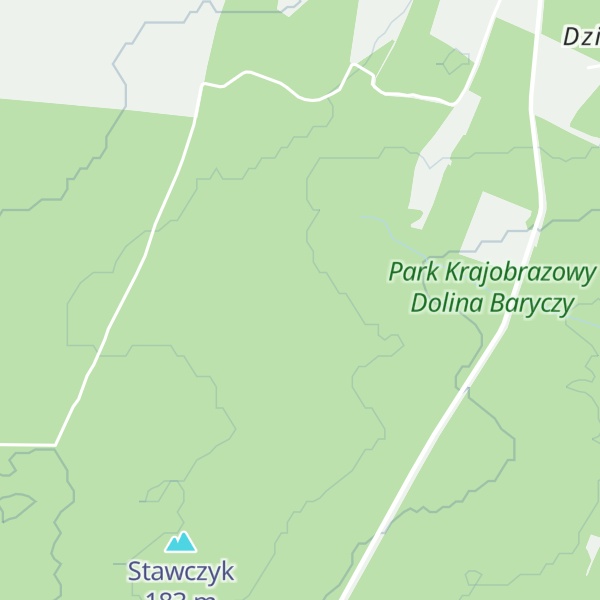 Map of Borsucze Wzgórze