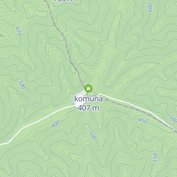 Map of komuna