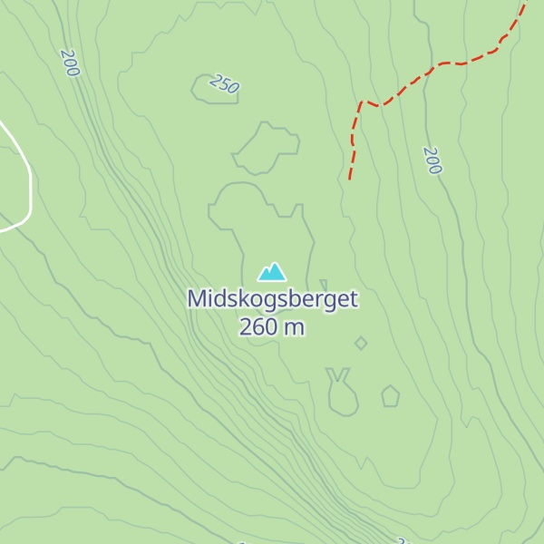 Map of Midskogsberget