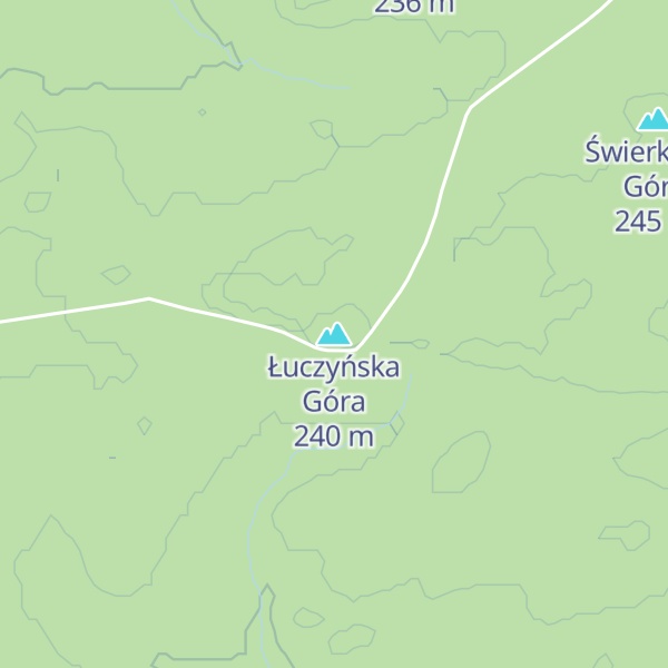 Map of Łuczyńska Góra