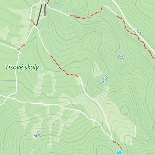 Map of Tisové