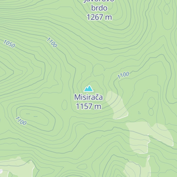 Map of Misirača