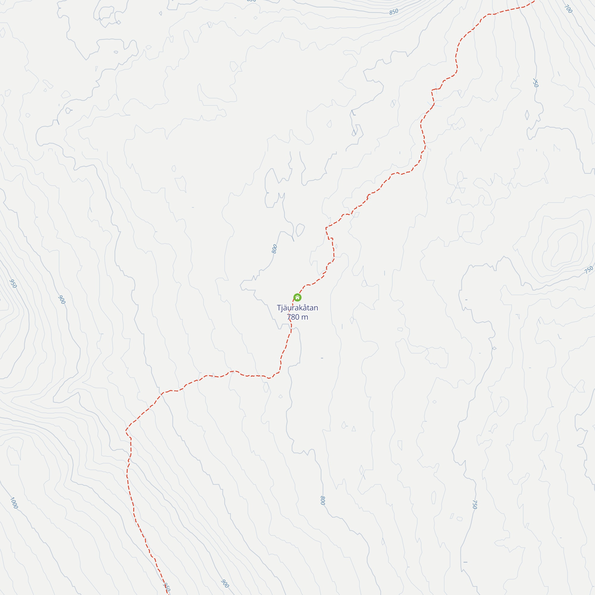 Tjäurakåtan map