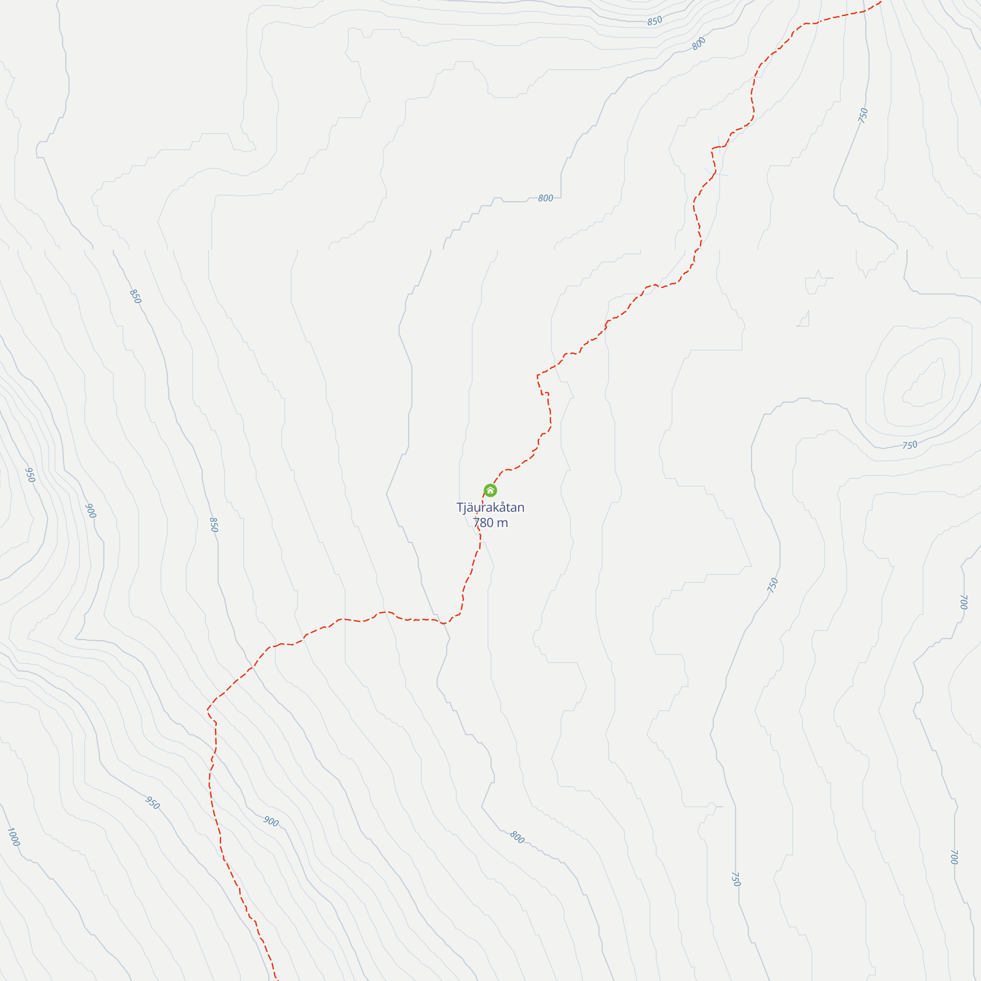 Tjäurakåtan map