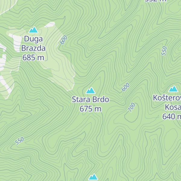 Map of Stara Brdo