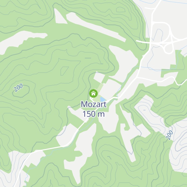 Map of Mozart