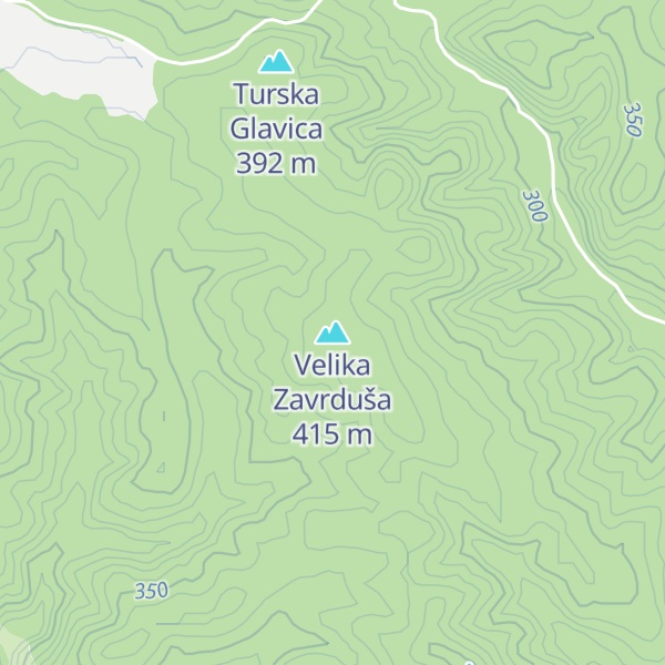 Map of Velika Zavrduša