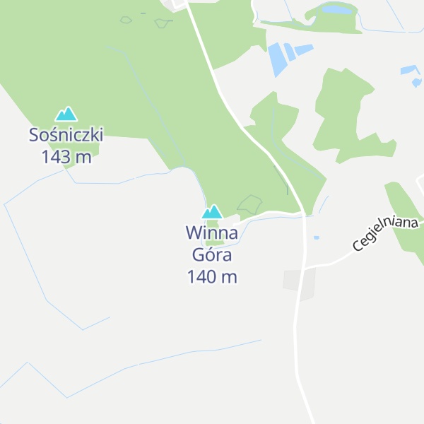 Map of Winna Góra