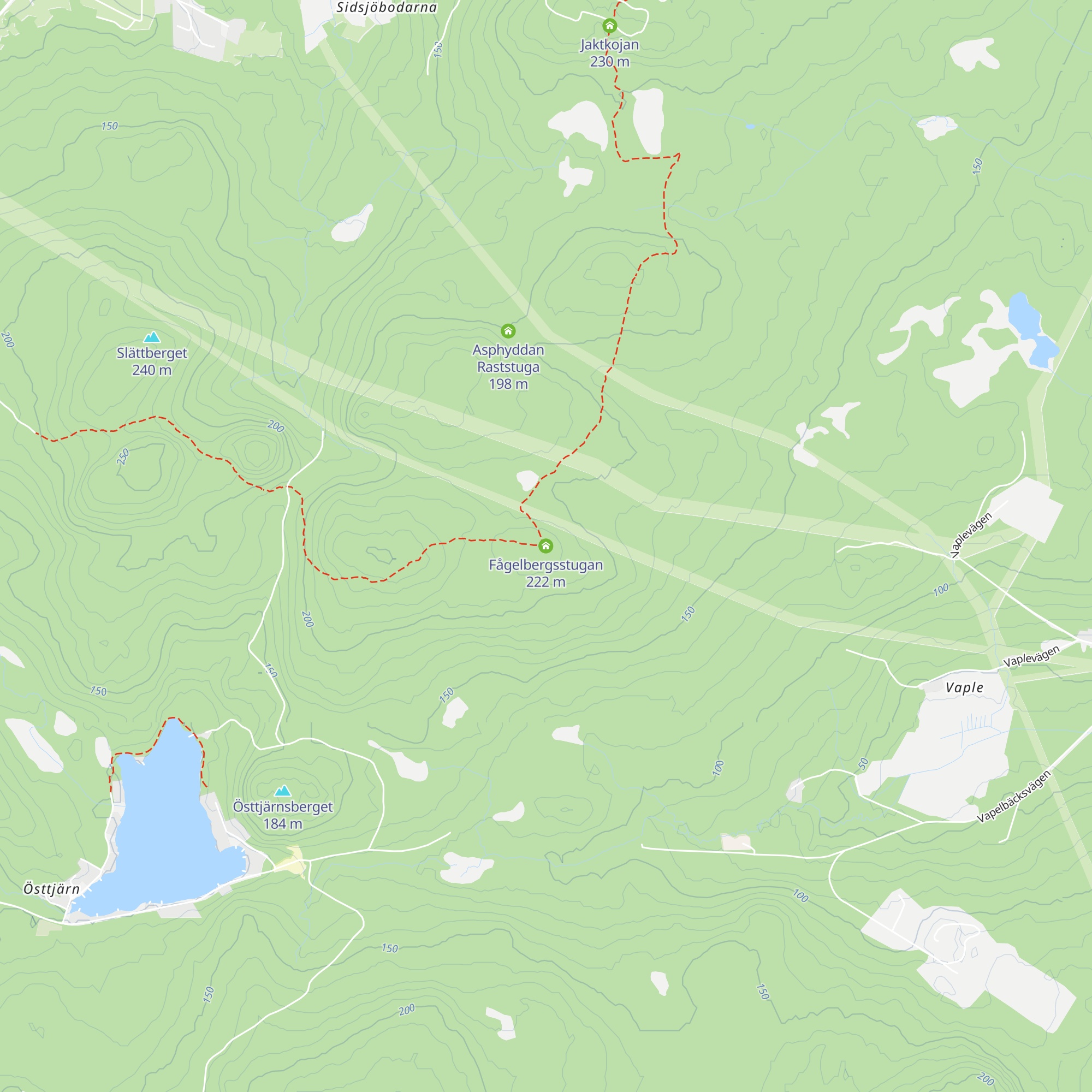 Fågelbergsstugan map