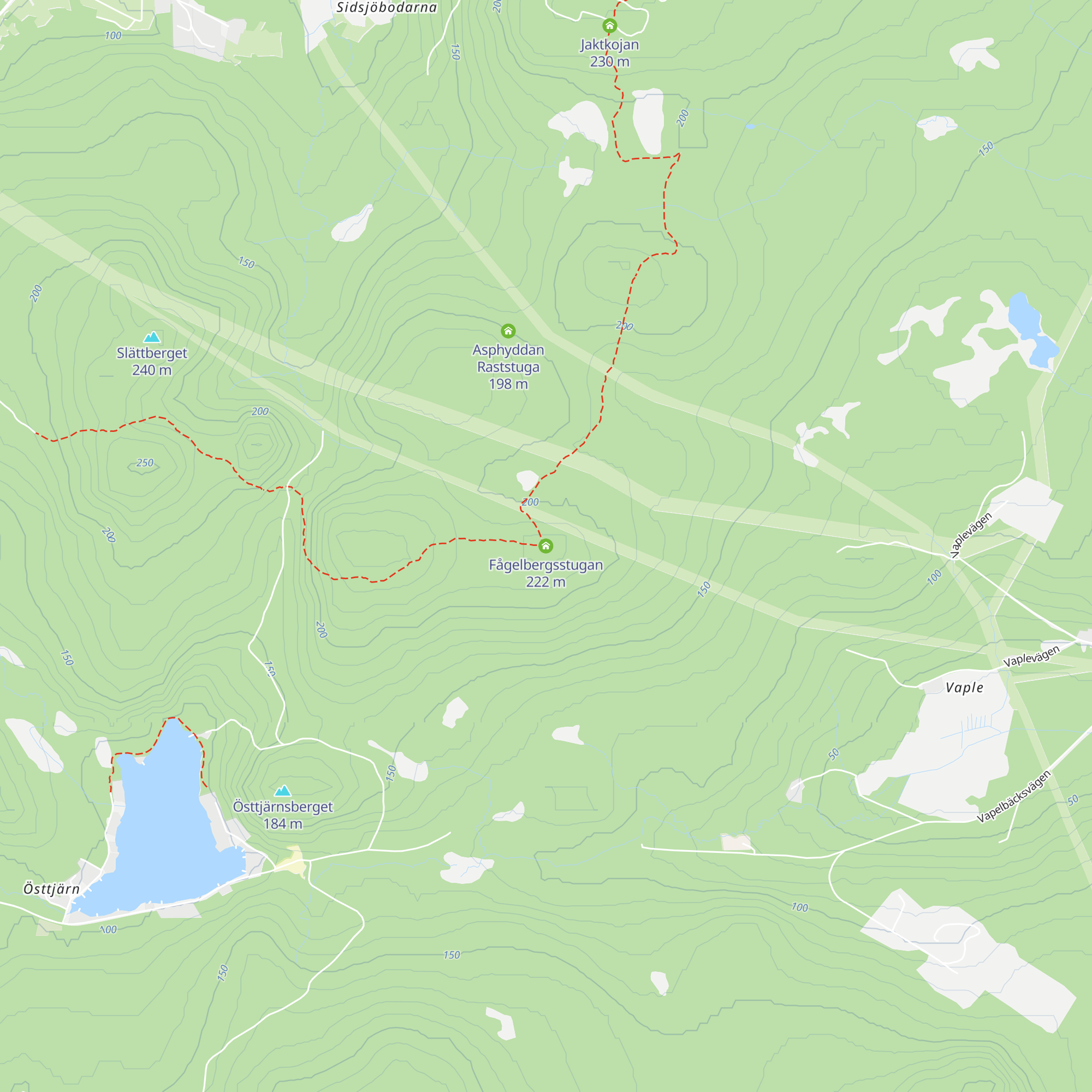 Fågelbergsstugan map