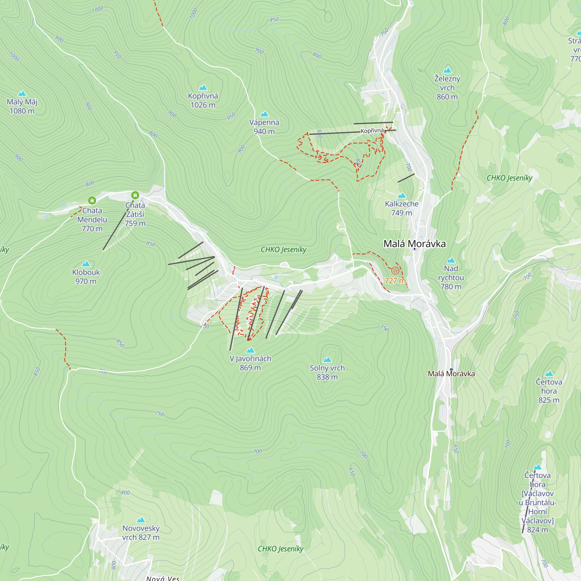 Chata Kazmarka map