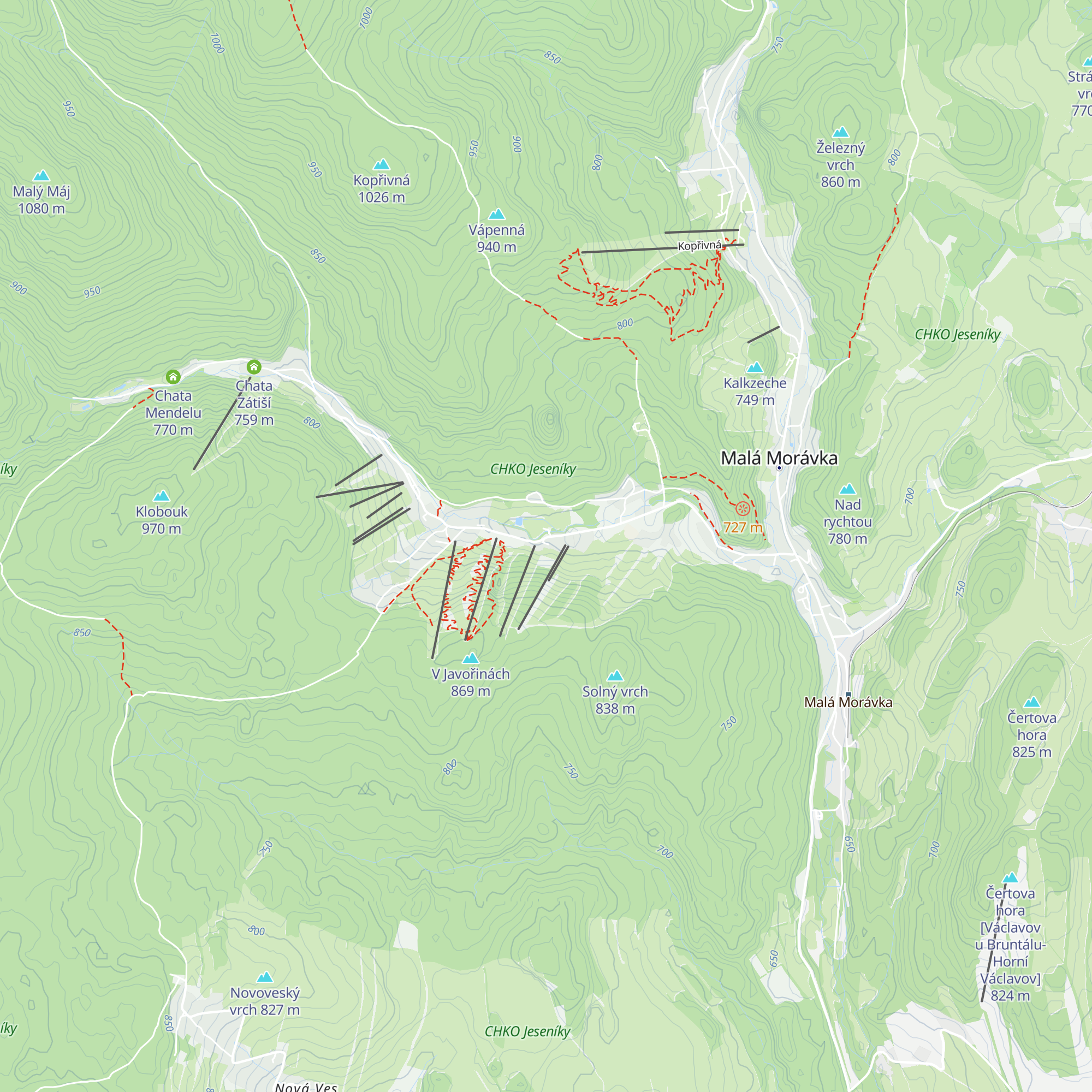 Chata Kazmarka map