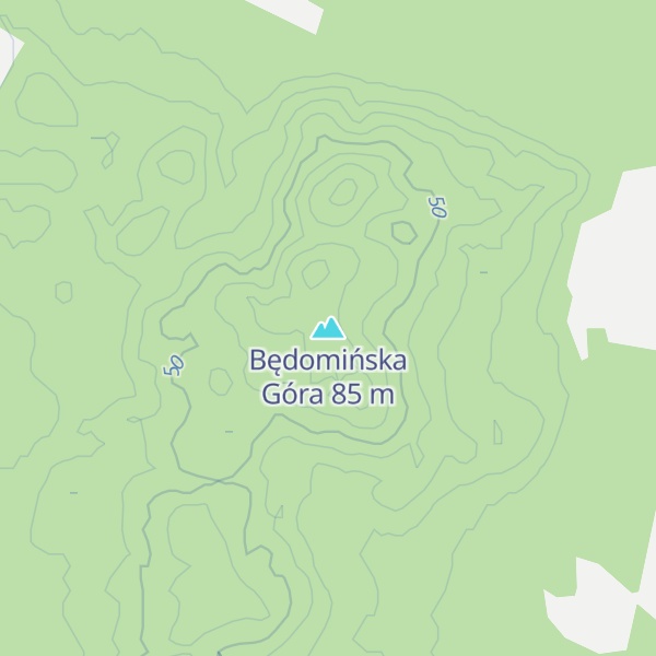 Map of Będomińska Góra