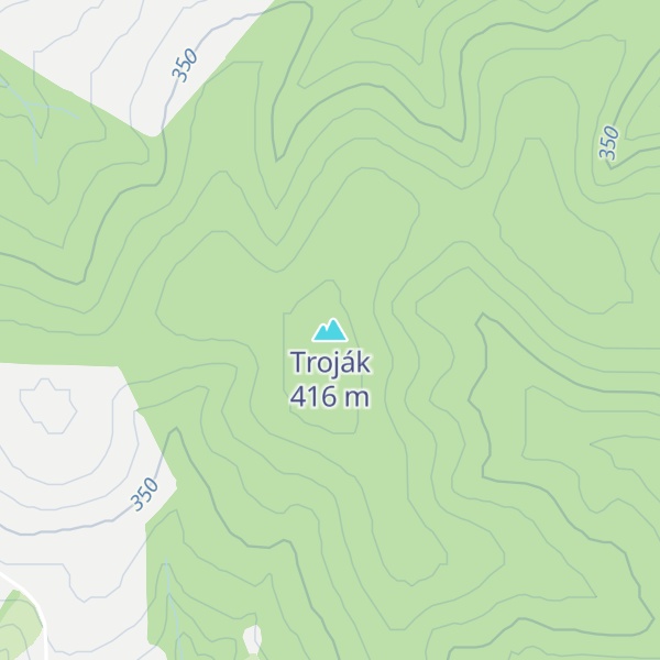 Map of Troják