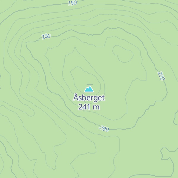 Map of Åsberget