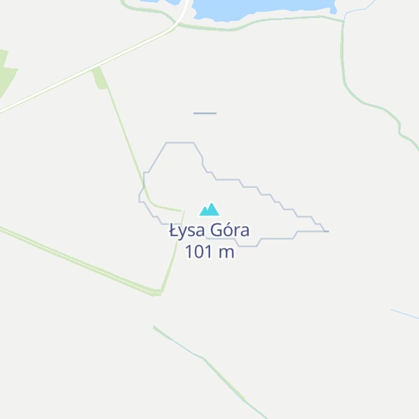 Map of Łysa Góra