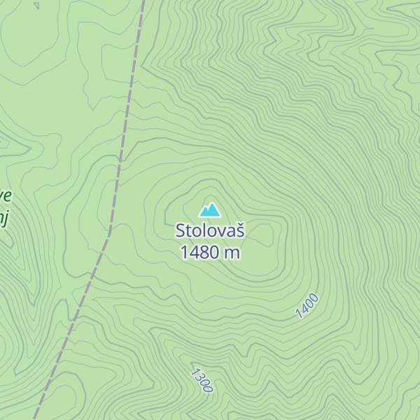 Map of Stolovaš