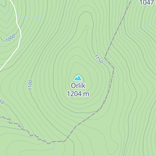 Map of Orlík