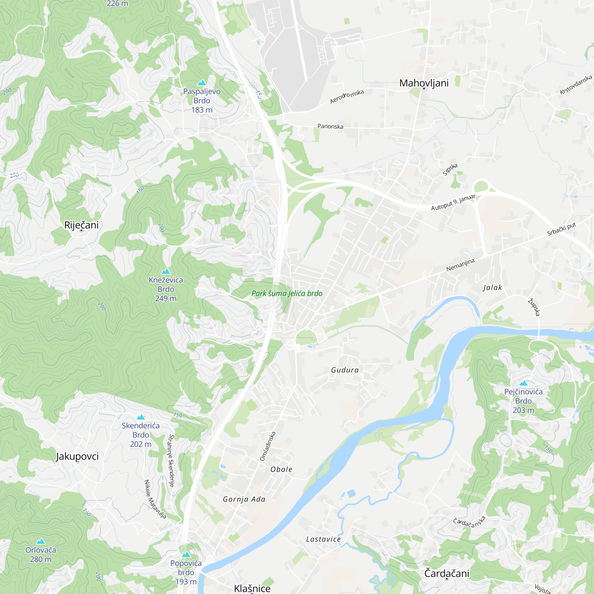 Turistička organizacija grada Laktaši map