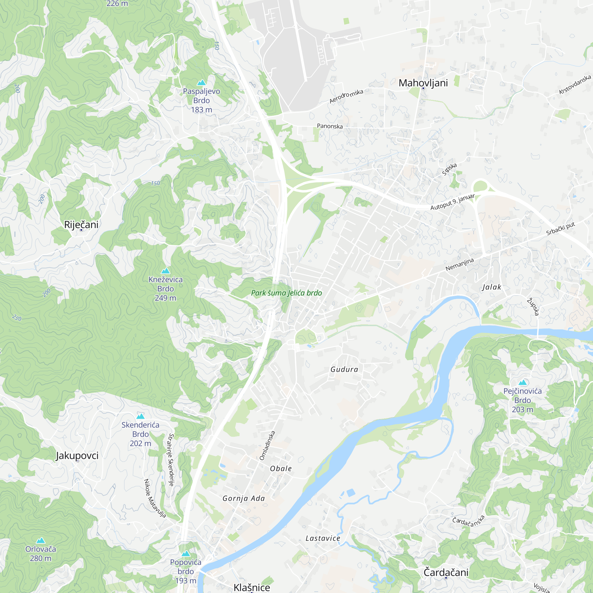 Turistička organizacija grada Laktaši map