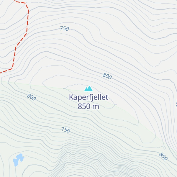 Map of Kaperfjellet