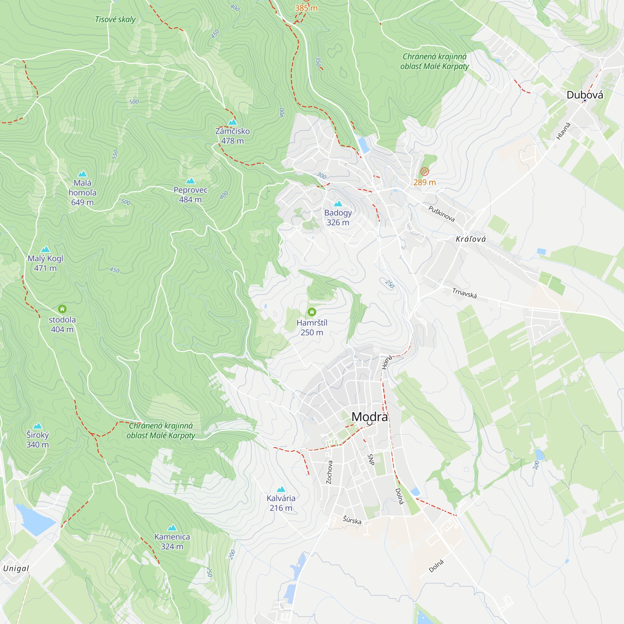 Hamrštíl map