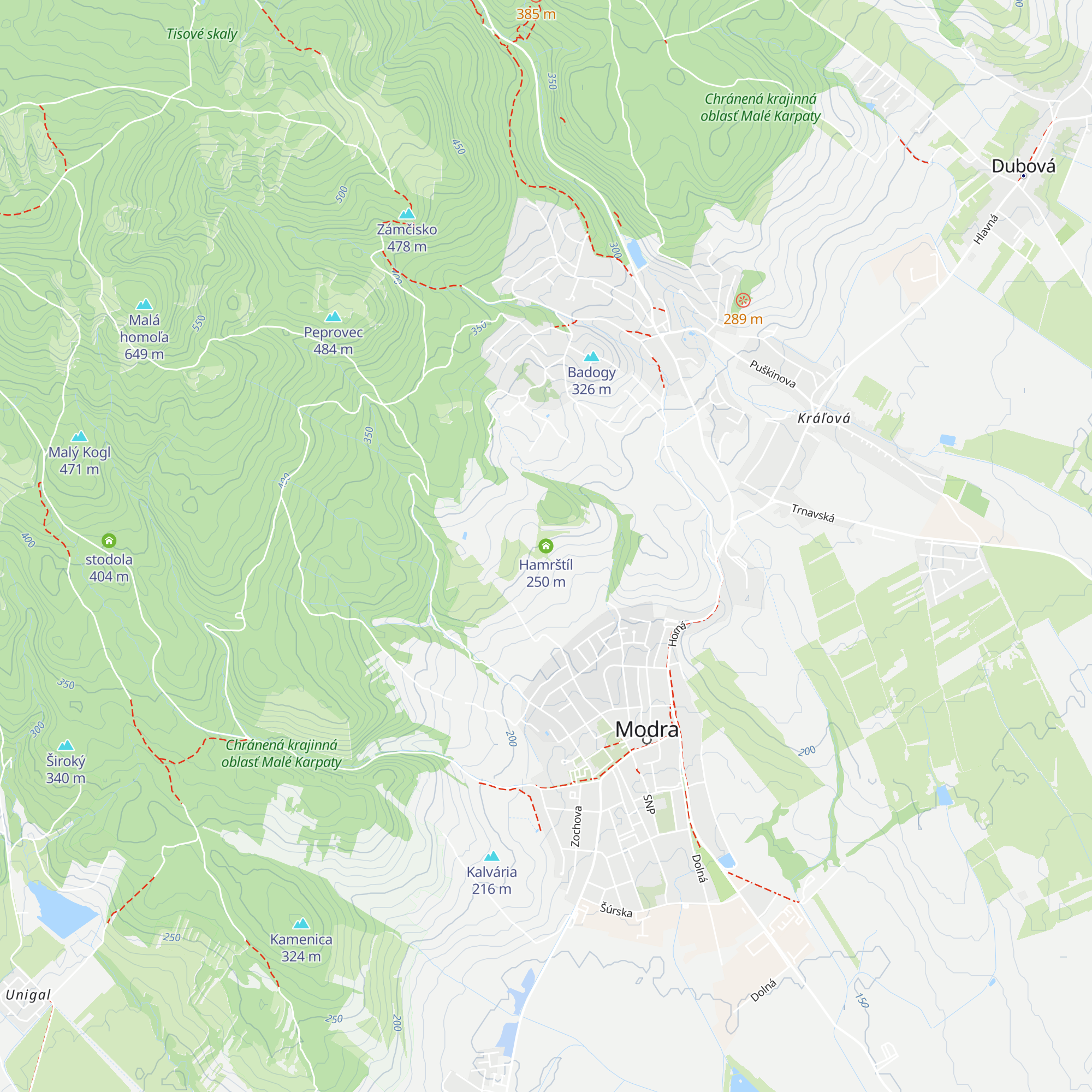 Hamrštíl map