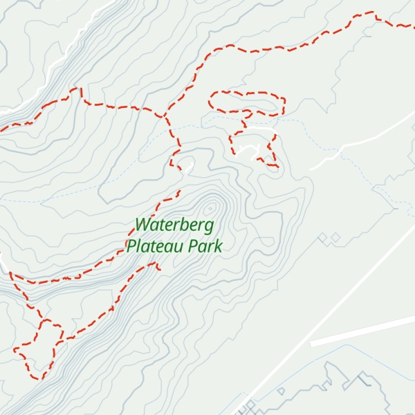 Map of Ferdinand's Peak