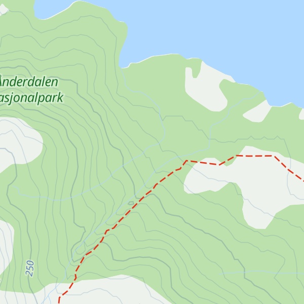 Map of Åndergammen