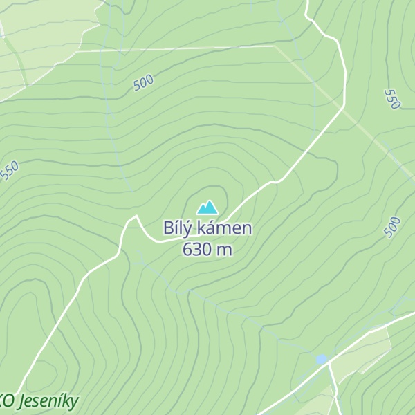 Map of Bílý kámen