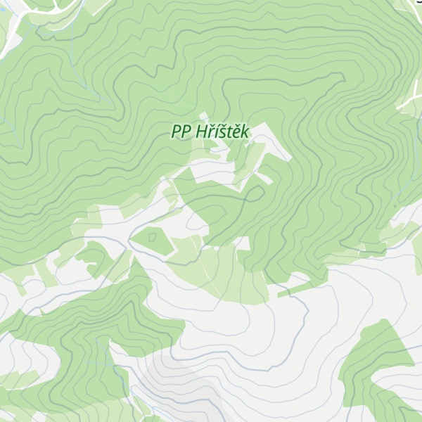 Map of (Na Petrovských) [Stříbrnice u Uherského Hradiště]