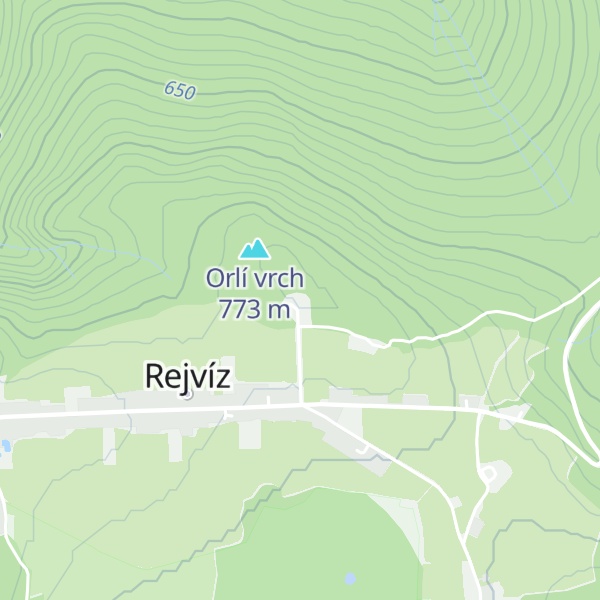 Map of Chata Orlí vrch
