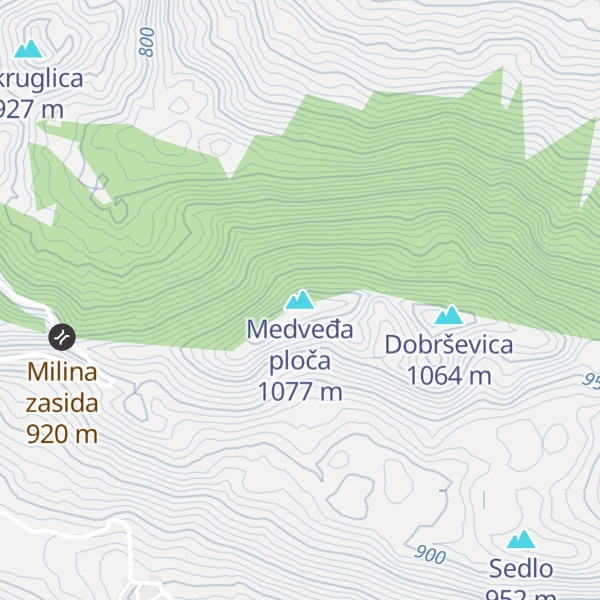 Map of Medveđa ploča