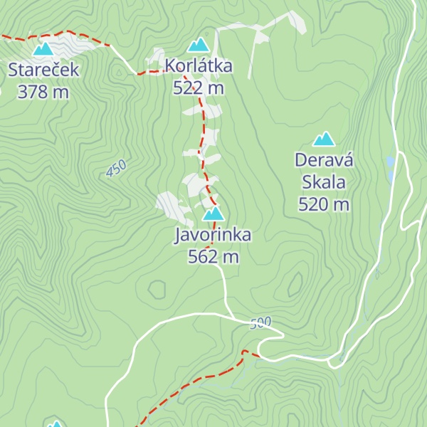 Map of Javorinka