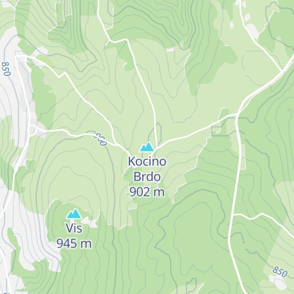 Map of Kocino Brdo