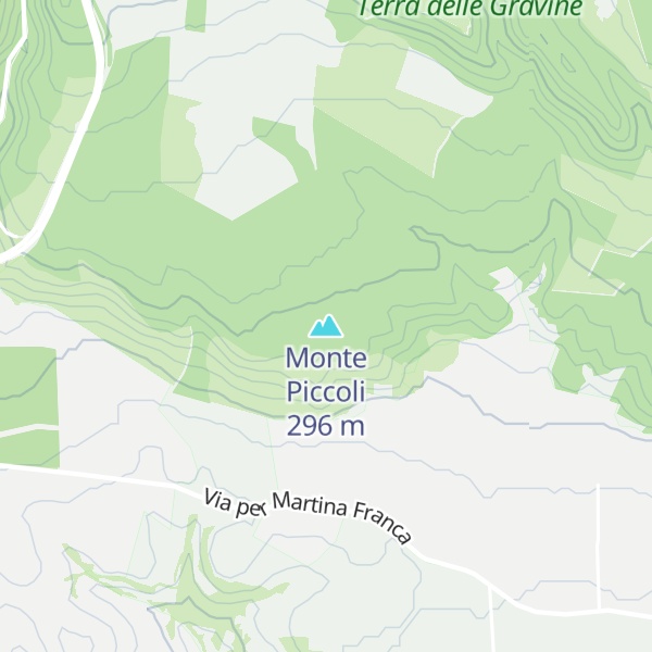 Map of Monte Piccoli