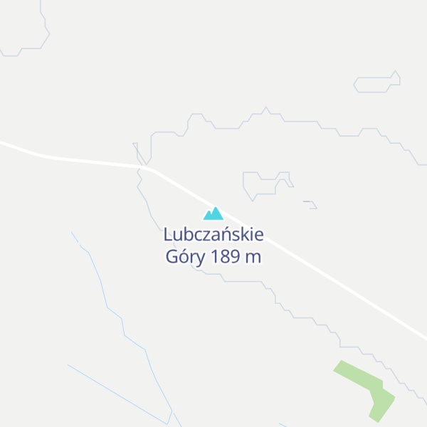 Map of Lubczańskie Góry