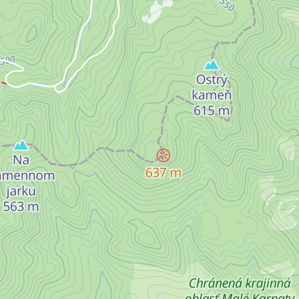 Map of Starý Plášť