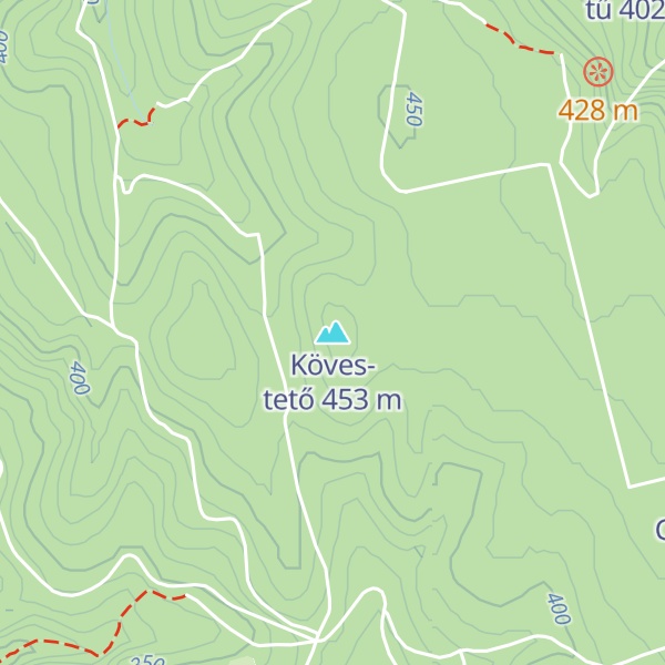 Map of Köves-tető