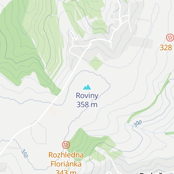 Map of Roviny