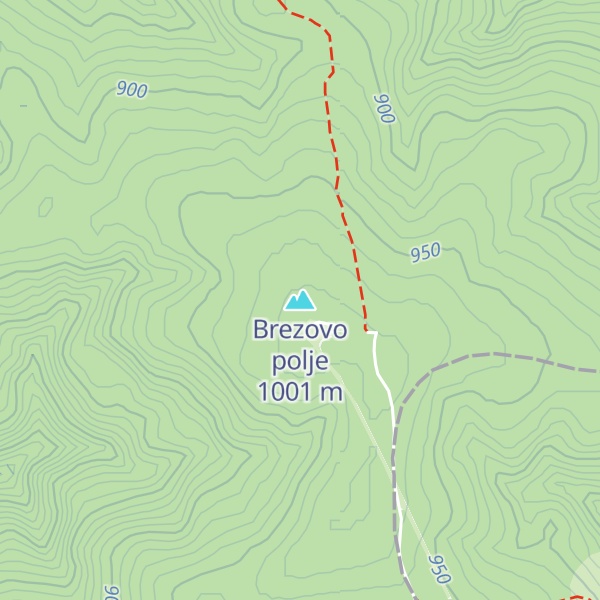 Map of Brezovo polje