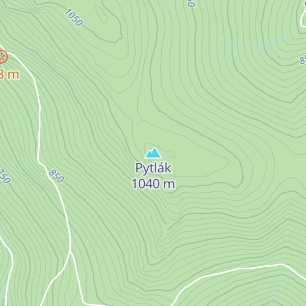 Map of Pytlák